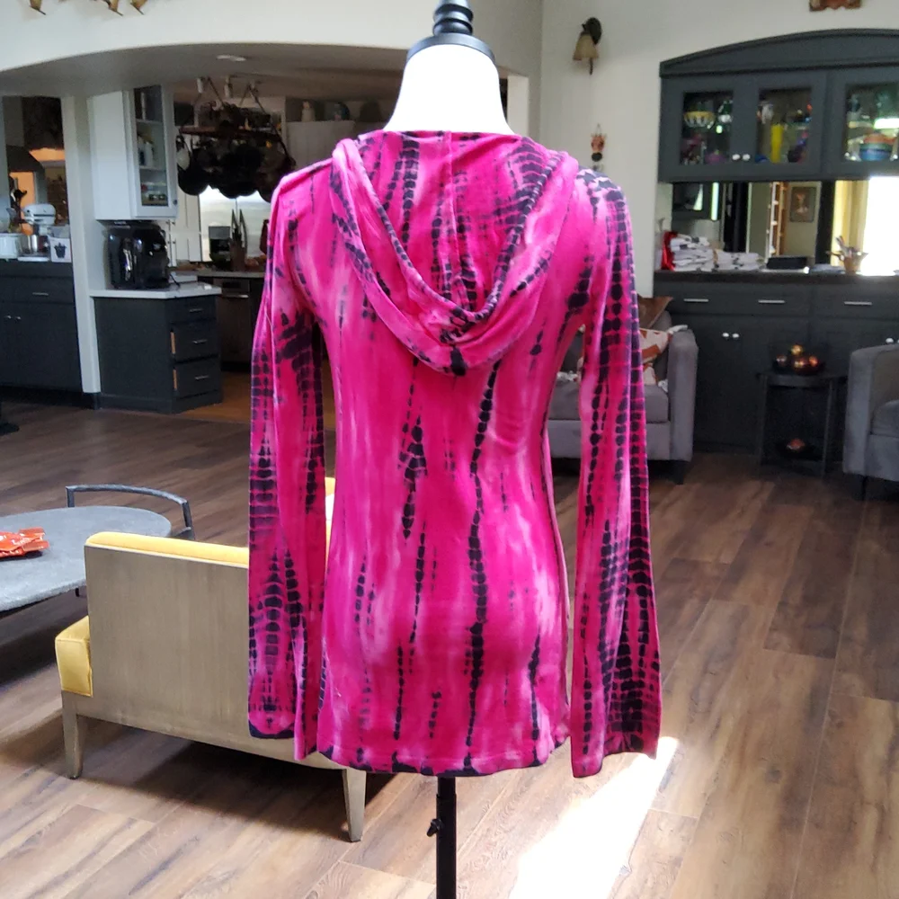 Balance Collection Tie-Die Tunic Top - Picture 2 of 5